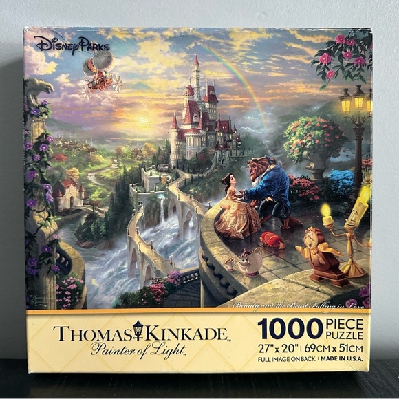 Disney Parks Beauty and the Beast Puzzle 1000 pieces | Falling in Love - Picture 1 of 5